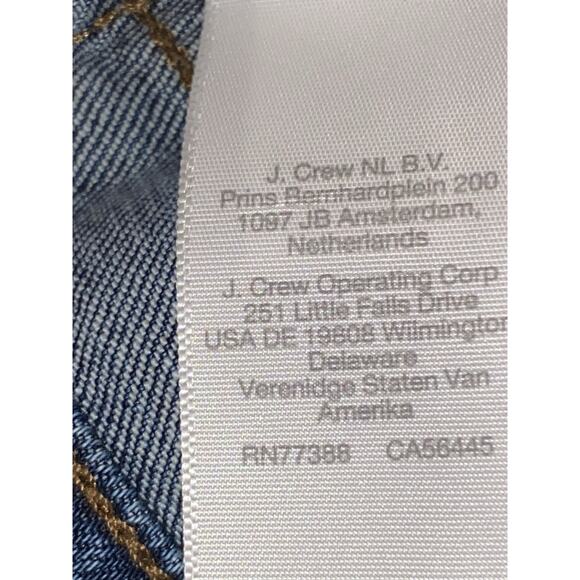 MADEWELL Jeans Womens 24 High Rise Skinny Stretch Frayed Hem Denim Blue - Picture 9 of 11